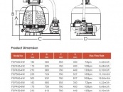 Фильтрационная установка Aquaviva FSP350 (4.32 м3/ч, D350) №2