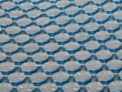 Солярное покрытие Aquaviva Platinum Bubbles серебро/голубой (6x30 м, 500 мкм) №3