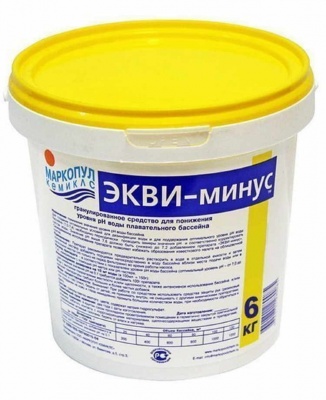 ЭКВИ-минус Порошок (рН-минус), 6 кг